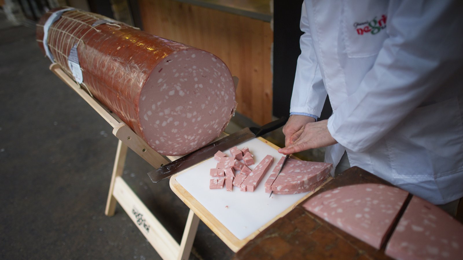 mortadella, negrini, degustace, the italians