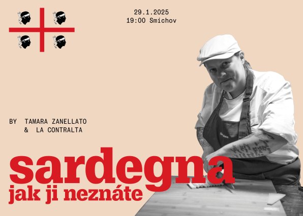 tematická večeře Sardegna, jak ji neznáte, Tamara Zanellato, La Contralta